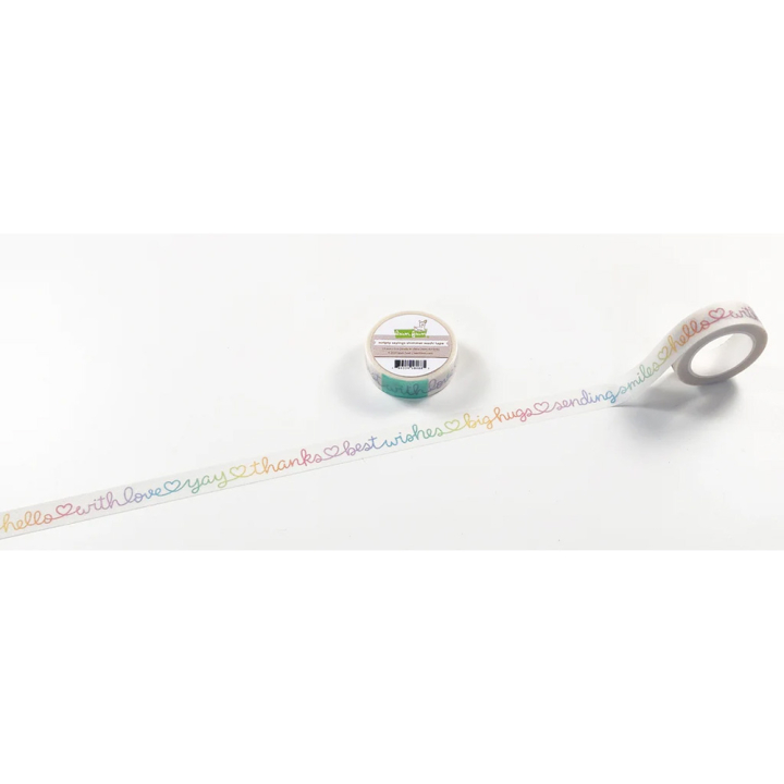 Washi Tape Mots chatoyants - Lawn Fawn - Rougier et Plé