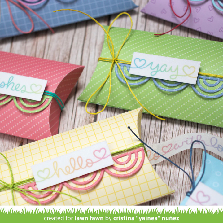 Washi Tape Mots chatoyants - Lawn Fawn - Rougier et Plé
