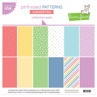 Papier imprimé Kit de Collection Summertime - Lawn Fawn - Rougier et Plé