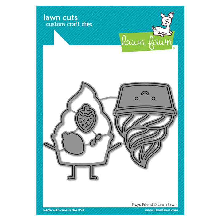 Matrices de découpe Dies Froyo Friend - Lawn Fawn - Rougier et Plé