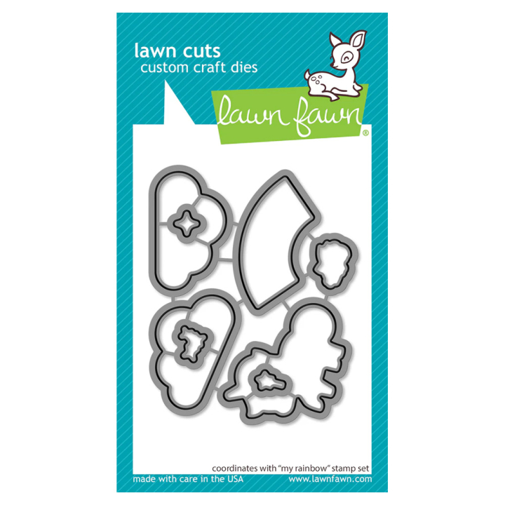 Matrices de découpe Dies Mon arc-en-ciel - Lawn Fawn - Rougier et Plé
