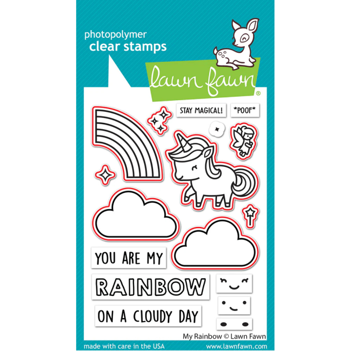 Matrices de découpe Dies Mon arc-en-ciel - Lawn Fawn - Rougier et Plé