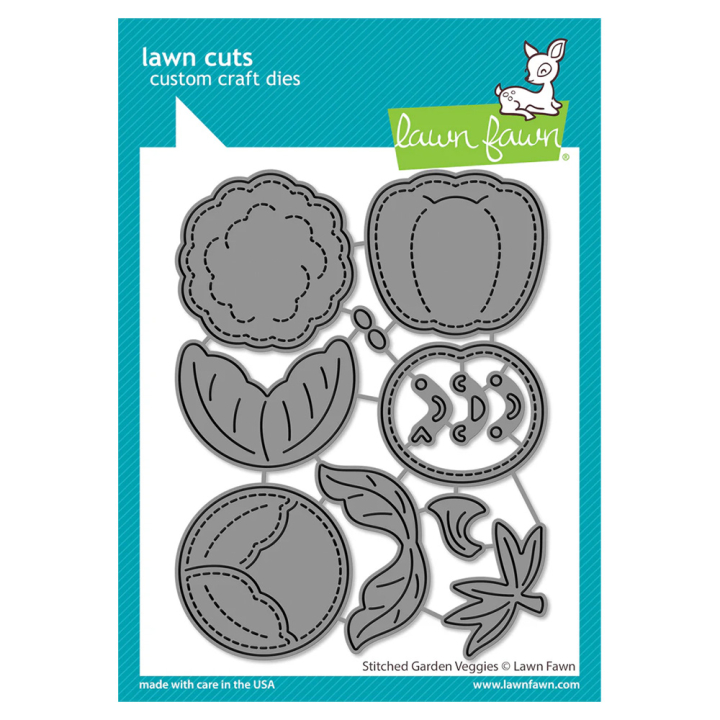Matrices de découpe Dies Légumes du jardin - Lawn Fawn - Rougier et Plé