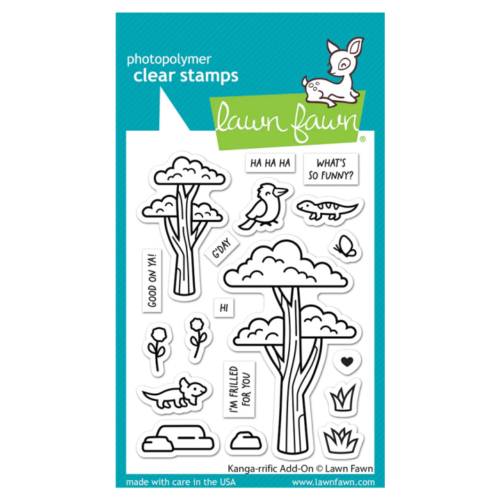 Tampons transparents Kangourou Add-On - Lawn Fawn - Rougier et Plé