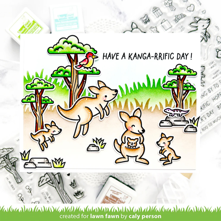 Tampons transparents Kangourou Add-On - Lawn Fawn - Rougier et Plé