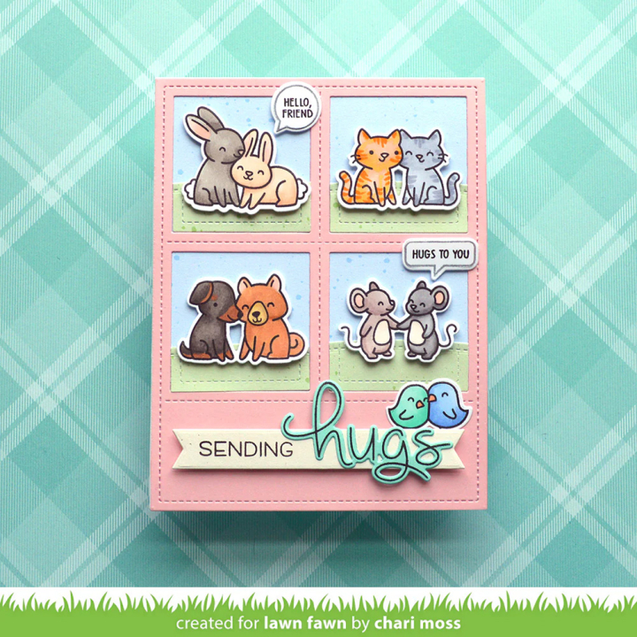 Tampons transparents Happy Couples - Lawn Fawn - Rougier et Plé