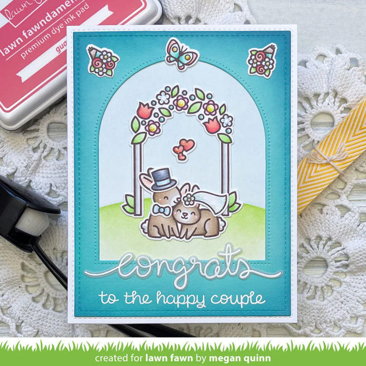 Tampons transparents Happy Couples - Lawn Fawn - Rougier et Plé