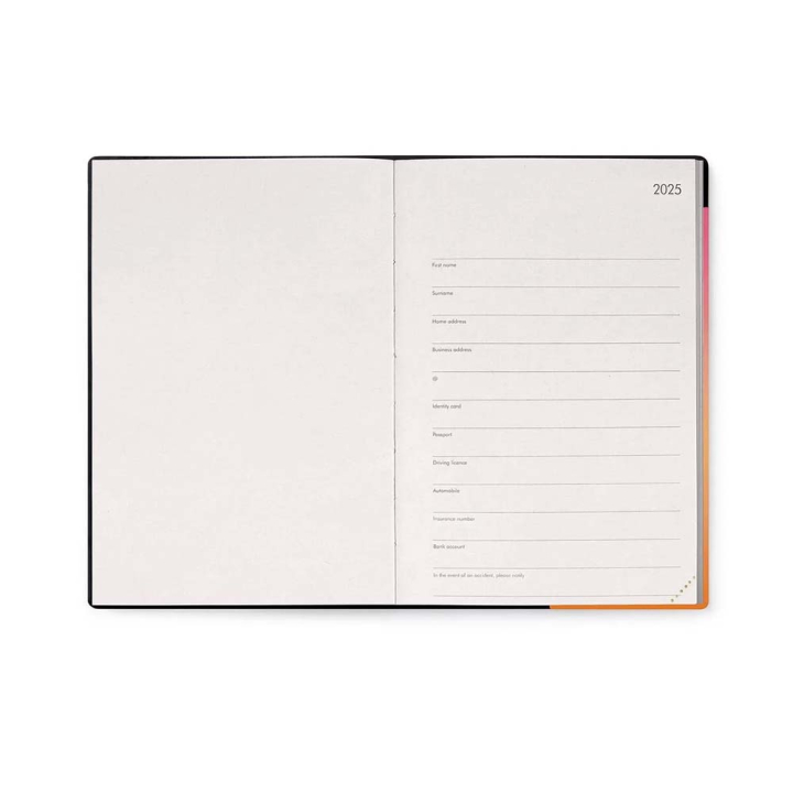 Agenda 2025 Semainier 12 x 18 cm Hour - Legami - Rougier et Plé