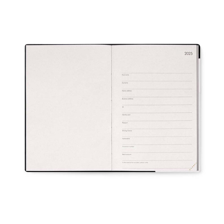 Agenda 2025 Semainier avec Notes 12 x 18 cm Moonglow - Legami - Rougier et Plé