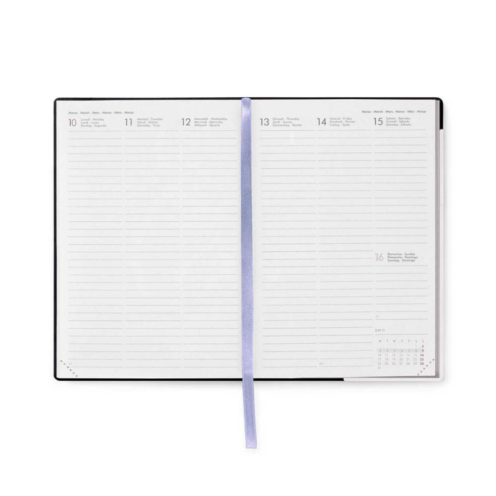 Agenda 2025 Semainier 12 x 18 cm Moon Glow - Legami - Rougier et Plé