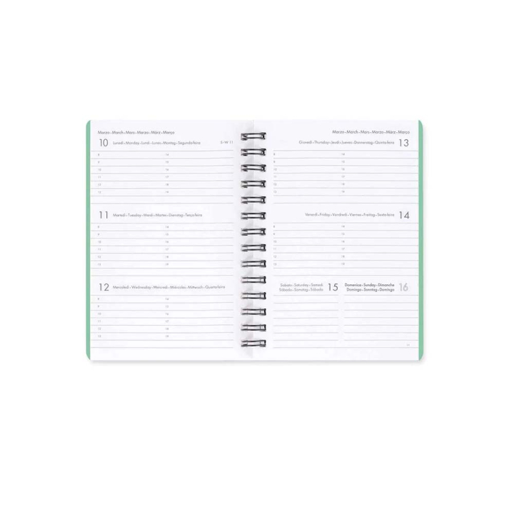 Agenda 2025 Semainier à spirale 8,5 x 13 cm Bee - Legami - Rougier et Plé