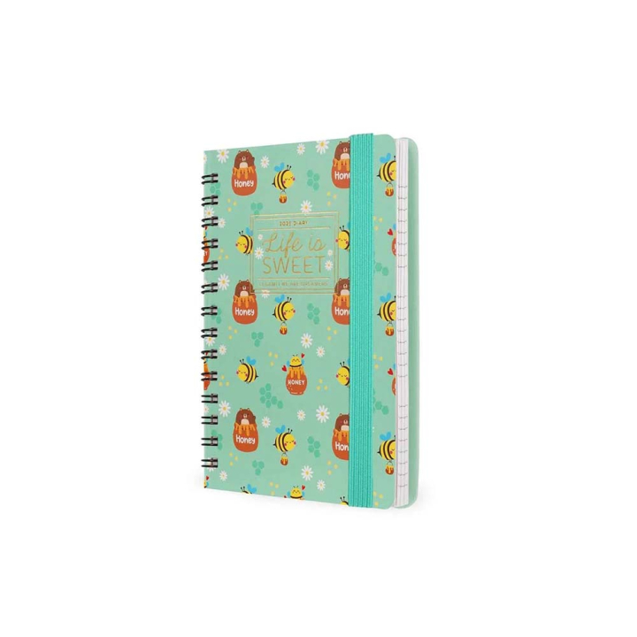 Agenda 2025 Semainier à spirale 8,5 x 13 cm Bee - Legami - Rougier et Plé