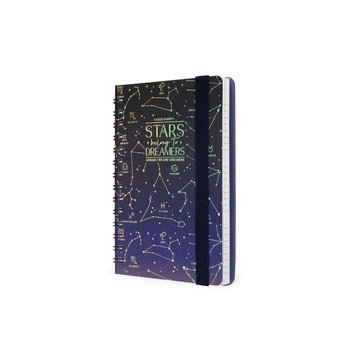 Agenda 2025 Semainier à spirale 8,5 x 13 cm Stars - Legami - Rougier et Plé