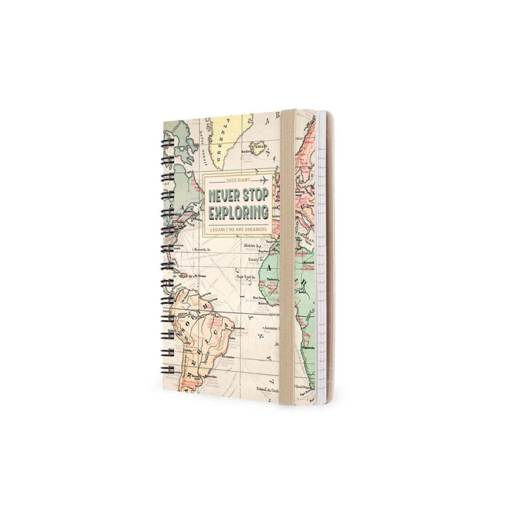 Agenda 2025 Semainier à spirale 8,5 x 13 cm Travel - Legami - Rougier et Plé