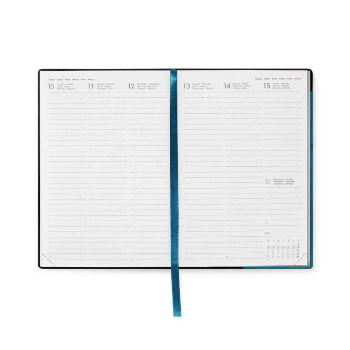 Agenda 2025 Semainier 12 x 18 cm Teal Blue - Legami - Rougier et Plé