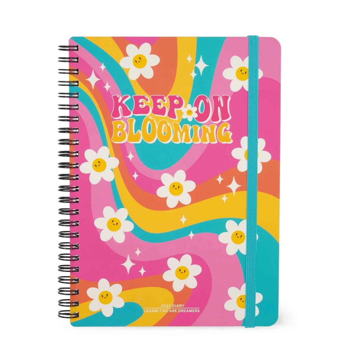 Agenda 2025 Semainier à spirale 15 x 21 cm Daisy - Legami - Rougier et Plé