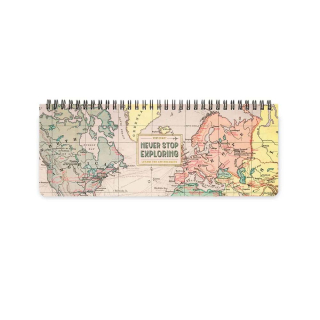 Planificateur de bureau 2025 - 27,2 x 10,2 cm Travel - Legami - Rougier et Plé
