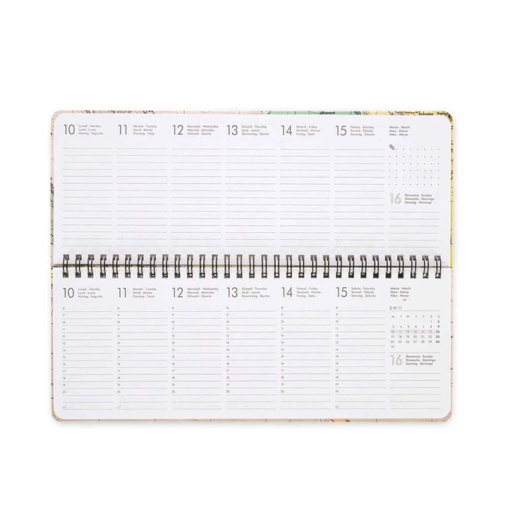 Planificateur de bureau 2025 - 27,2 x 10,2 cm Travel - Legami - Rougier et Plé