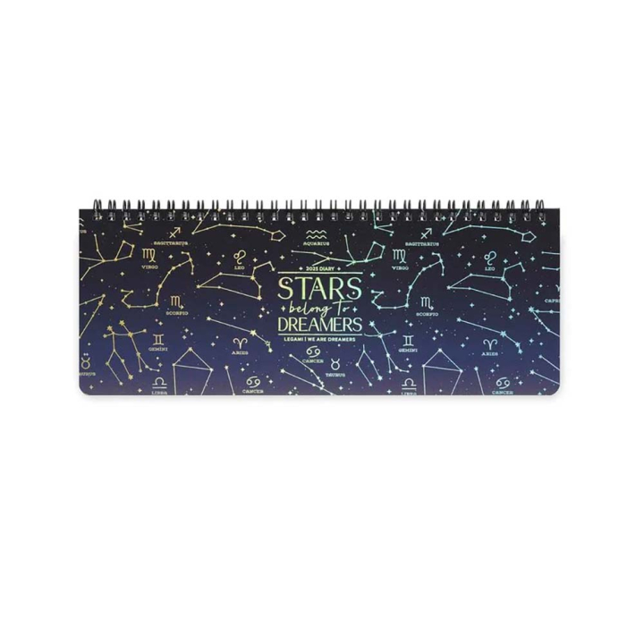 Planificateur de bureau 2025 - 27,2 x 10,2 cm Stars - Legami - Rougier et Plé