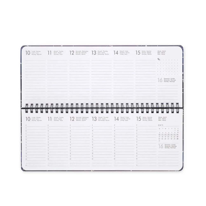 Planificateur de bureau 2025 - 27,2 x 10,2 cm Stars - Legami - Rougier et Plé
