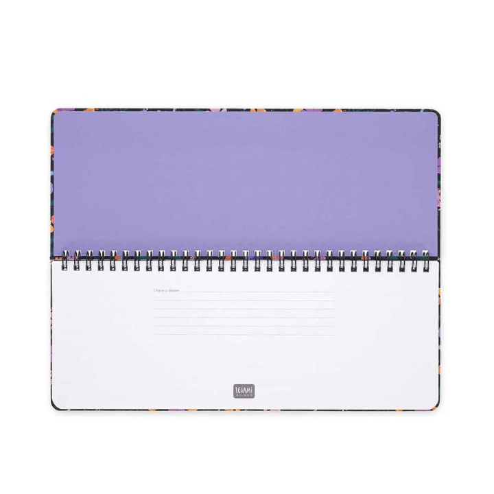 Planificateur de bureau 2025 - 27,2 x 10,2 cm Wild Flowers - Legami - Rougier et Plé