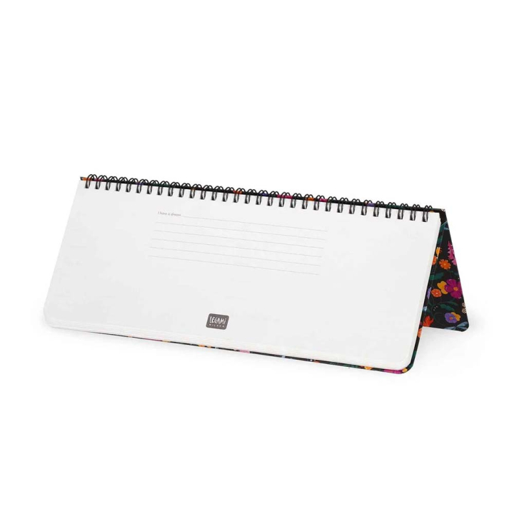 Planificateur de bureau 2025 - 27,2 x 10,2 cm Wild Flowers - Legami - Rougier et Plé