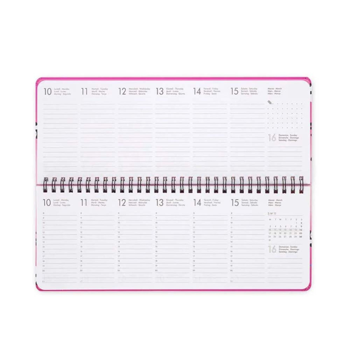 Planificateur de bureau 2025 - 27,2 x 10,2 cm Panda - Legami - Rougier et Plé