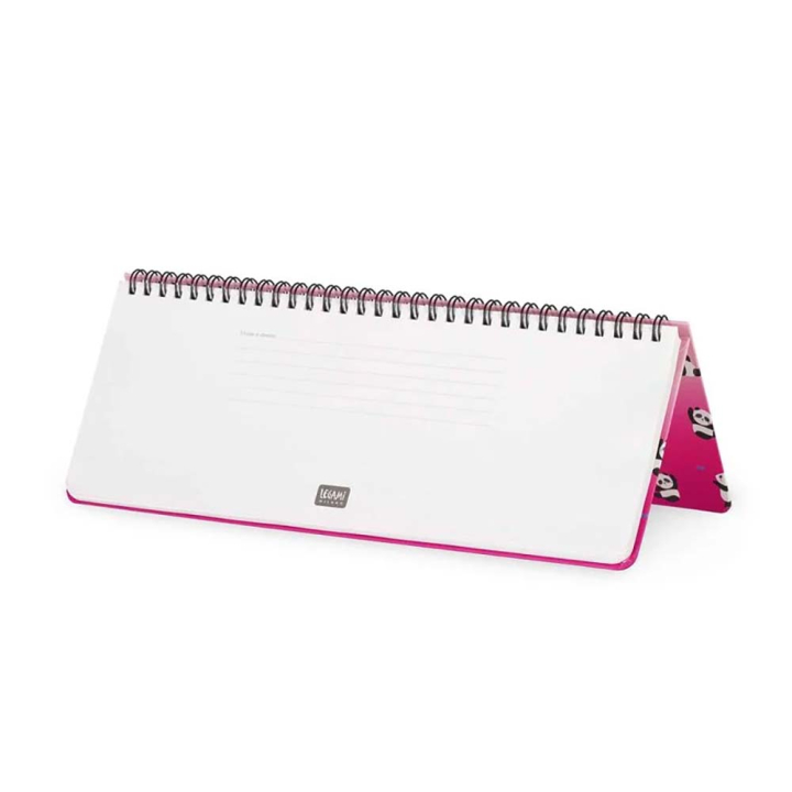 Planificateur de bureau 2025 - 27,2 x 10,2 cm Panda - Legami - Rougier et Plé