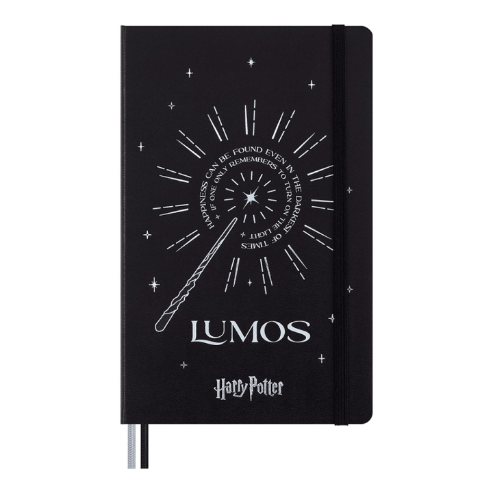 Carnet de notes 13 x 21 cm Ligné Harry Potter Lumos - Moleskine - Rougier et Plé