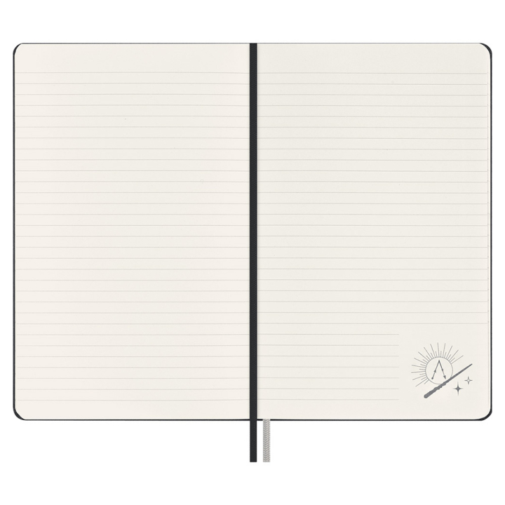Carnet de notes 13 x 21 cm Ligné Harry Potter Lumos - Moleskine - Rougier et Plé