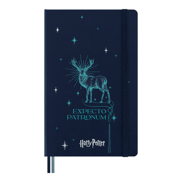 Carnet de notes 13 x 21 cm Ligné Harry Potter Expecto Patronum - Moleskine - Rougier et Plé