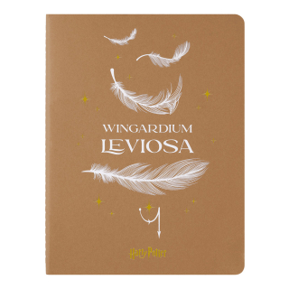 Cahier 19 x 25 cm Ligné Harry Potter Wingardium Leviosa - Moleskine - Rougier et Plé
