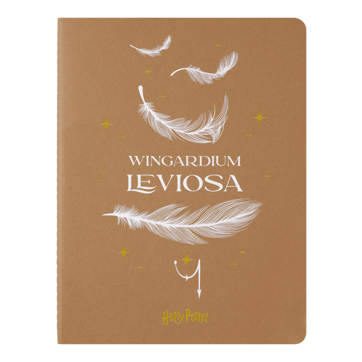 Cahier 19 x 25 cm Ligné Harry Potter Wingardium Leviosa - Moleskine - Rougier et Plé