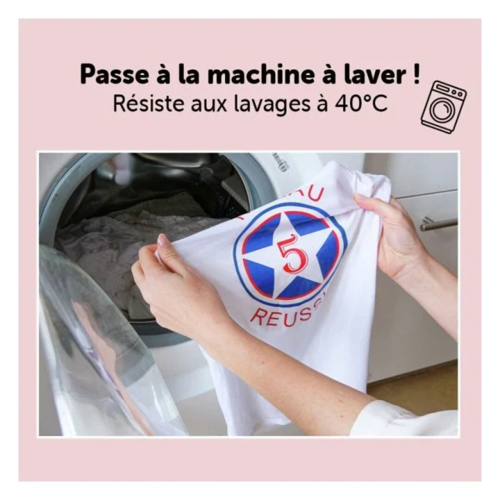 Papier transfert textile A4 Coton noir ou foncé 4 pcs - Avery - Rougier et Plé