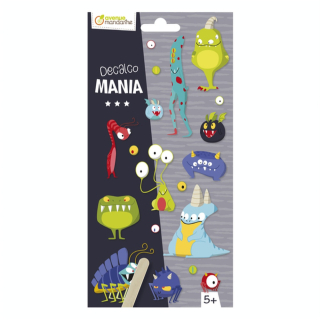 Décalcomanies Decalco' Mania Monstres - Avenue Mandarine - Rougier et Plé