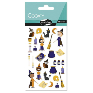 Stickers 3D Cooky Sorciers - Maildor - Rougier et Plé