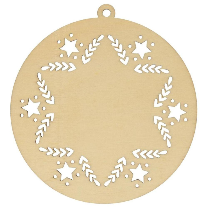 Silhouettes en bois 3 pcs Noël Étoile - Artemio - Rougier et Plé