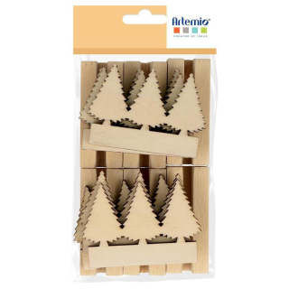 Marque-place 6 pcs Sapins - Artemio - Rougier et Plé