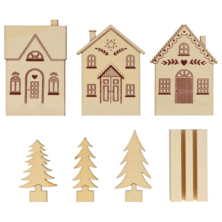 Marque-place 6 pcs Home for Christmas - Artemio - Rougier et Plé