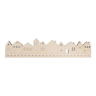 Calendrier de l'Avent mural en Bois 44,4 x 10 cm - Rayher - Rougier et Plé