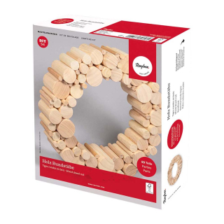 Kit créatif Tiges rondes en bois 99 pcs - Rayher - Rougier et Plé