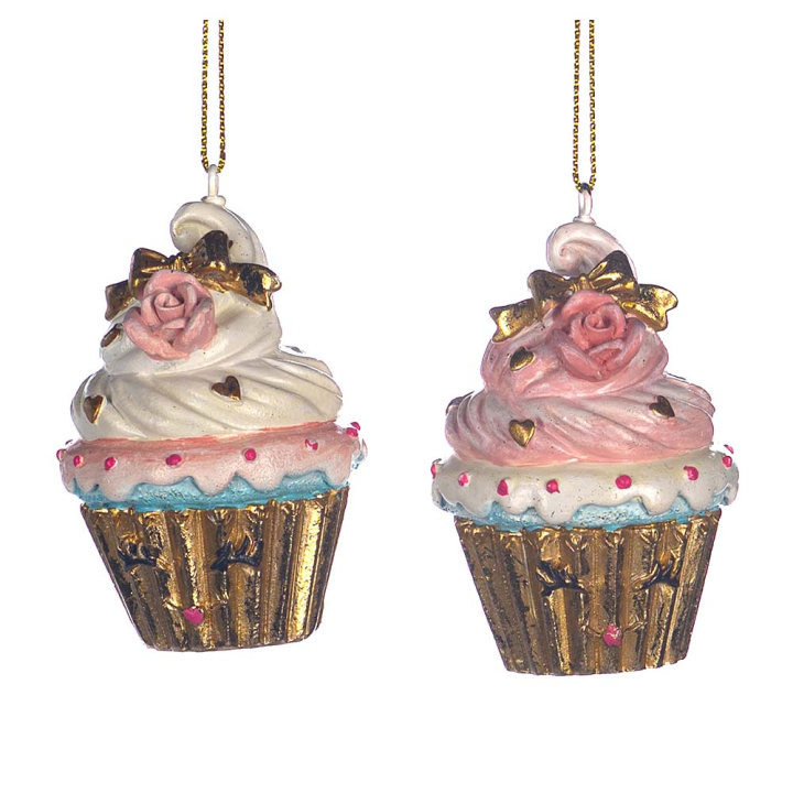 Décorations de Noël à suspendre 7 cm Cupcake 2 pcs - Goodwill - Rougier et Plé