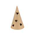 Bougeoir Sapin ø 6 x 10 cm Cœurs - Décopatch - Rougier et Plé
