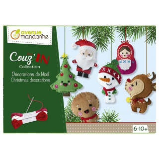 Boîte créative Décorations de Noël Mini Couz'in - Avenue Mandarine - Rougier et Plé