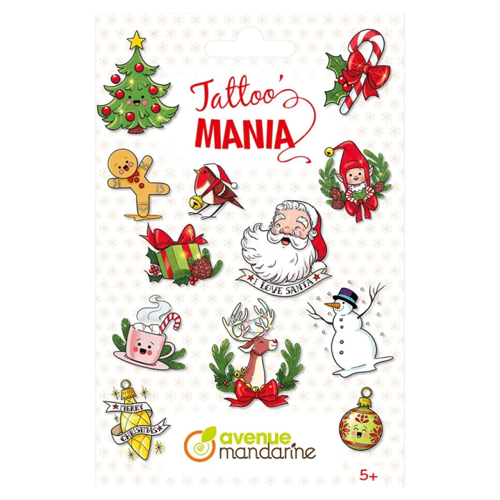 Tatouages Tattoo' Mania Noël - Avenue Mandarine - Rougier et Plé