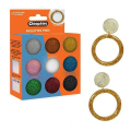 Paillettes fines 9 pots de 2 g Assorties - Cléopatre - Rougier et Plé