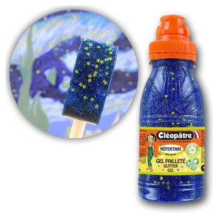 Gel pailleté 250 ml Décors Nuit - Cléopatre - Rougier et Plé