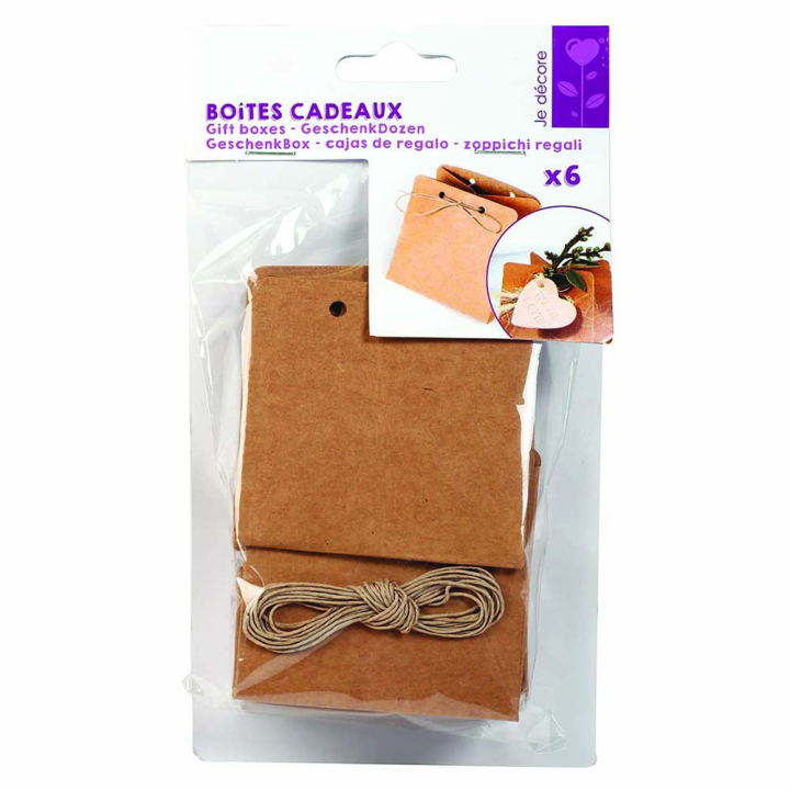 Sachet cadeau Aumonière 7 x 7 cm - kraft - Graine Créative - Rougier et Plé