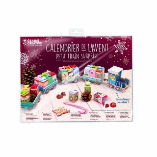 Calendrier de l'Avent Petit train surprise pastel - Rougier et Plé