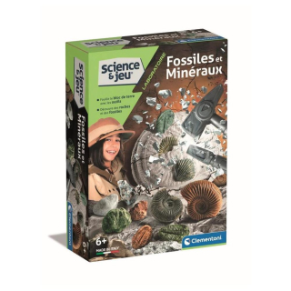 Coffret Fossiles et minéraux - Clementoni - Rougier et Plé
